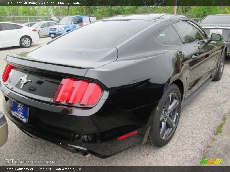 Black / Ebony 2015 Ford Mustang V6 Coupe