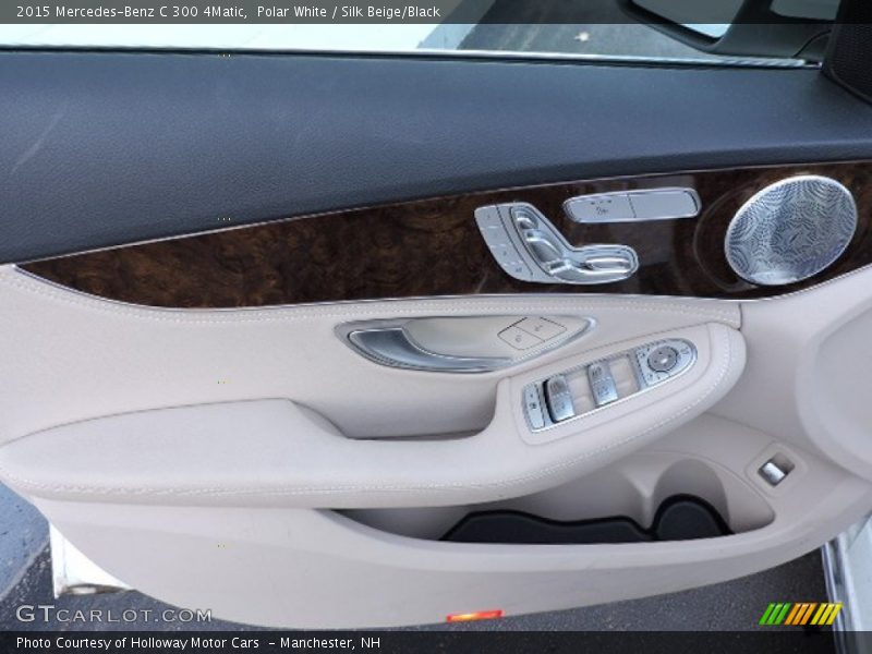 Polar White / Silk Beige/Black 2015 Mercedes-Benz C 300 4Matic