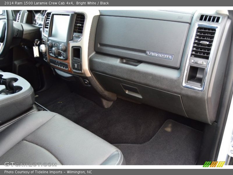 Bright White / Black 2014 Ram 1500 Laramie Crew Cab 4x4