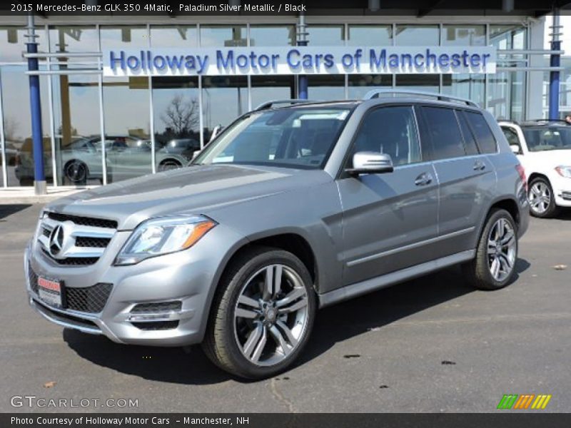 Paladium Silver Metallic / Black 2015 Mercedes-Benz GLK 350 4Matic