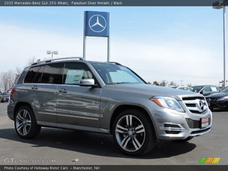 Paladium Silver Metallic / Black 2015 Mercedes-Benz GLK 350 4Matic