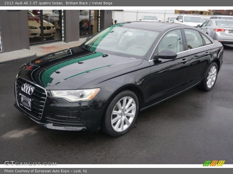 Brilliant Black / Velvet Beige 2013 Audi A6 2.0T quattro Sedan