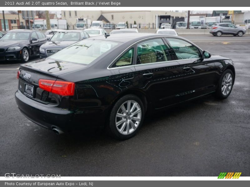 Brilliant Black / Velvet Beige 2013 Audi A6 2.0T quattro Sedan