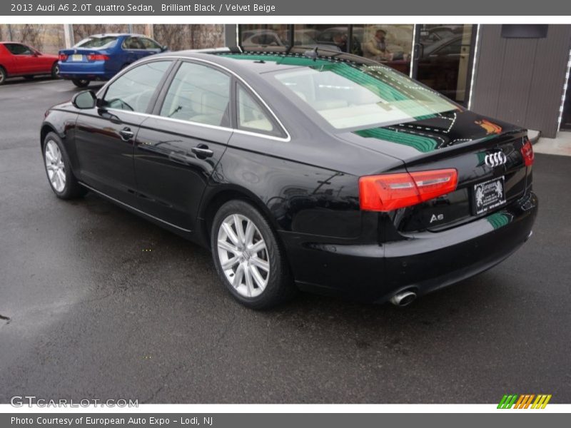 Brilliant Black / Velvet Beige 2013 Audi A6 2.0T quattro Sedan