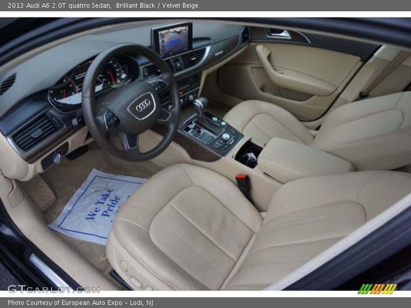 Brilliant Black / Velvet Beige 2013 Audi A6 2.0T quattro Sedan
