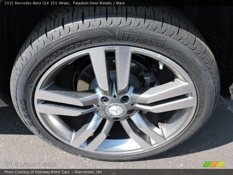 Paladium Silver Metallic / Black 2015 Mercedes-Benz GLK 350 4Matic