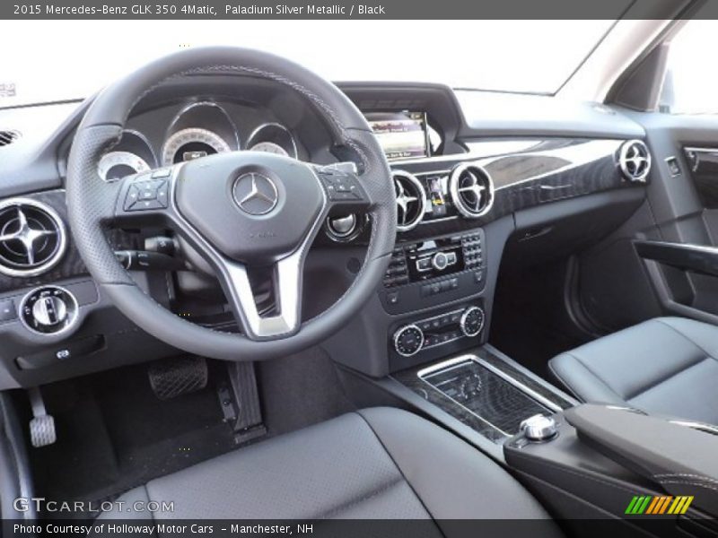 Paladium Silver Metallic / Black 2015 Mercedes-Benz GLK 350 4Matic