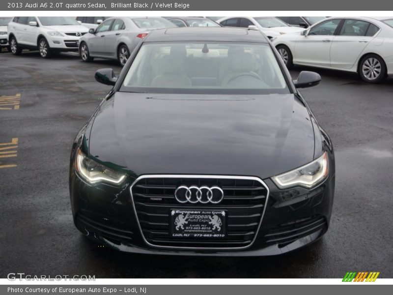Brilliant Black / Velvet Beige 2013 Audi A6 2.0T quattro Sedan