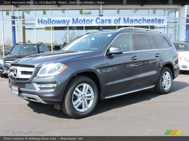 Steel Grey Metallic / Black 2015 Mercedes-Benz GL 350 BlueTEC 4Matic