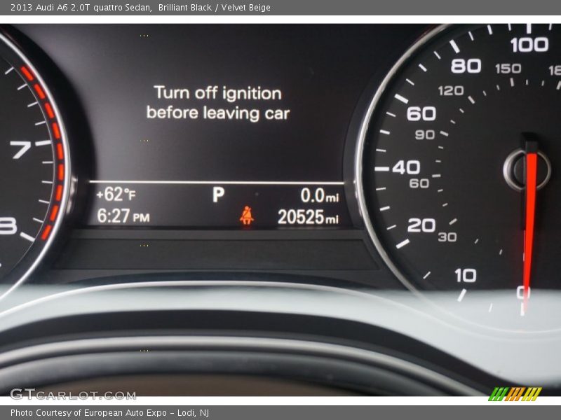 Brilliant Black / Velvet Beige 2013 Audi A6 2.0T quattro Sedan