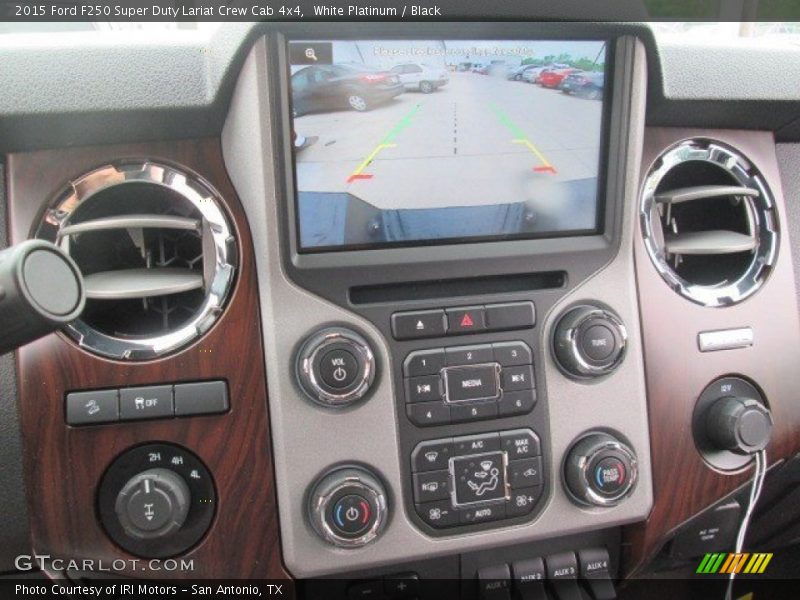 White Platinum / Black 2015 Ford F250 Super Duty Lariat Crew Cab 4x4