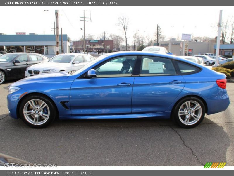Estoril Blue / Black 2014 BMW 3 Series 335i xDrive Gran Turismo