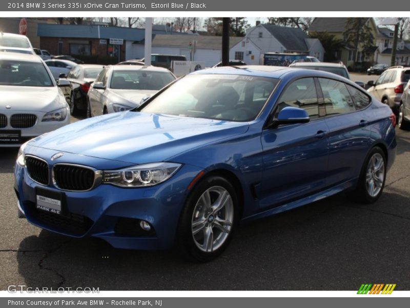 Estoril Blue / Black 2014 BMW 3 Series 335i xDrive Gran Turismo