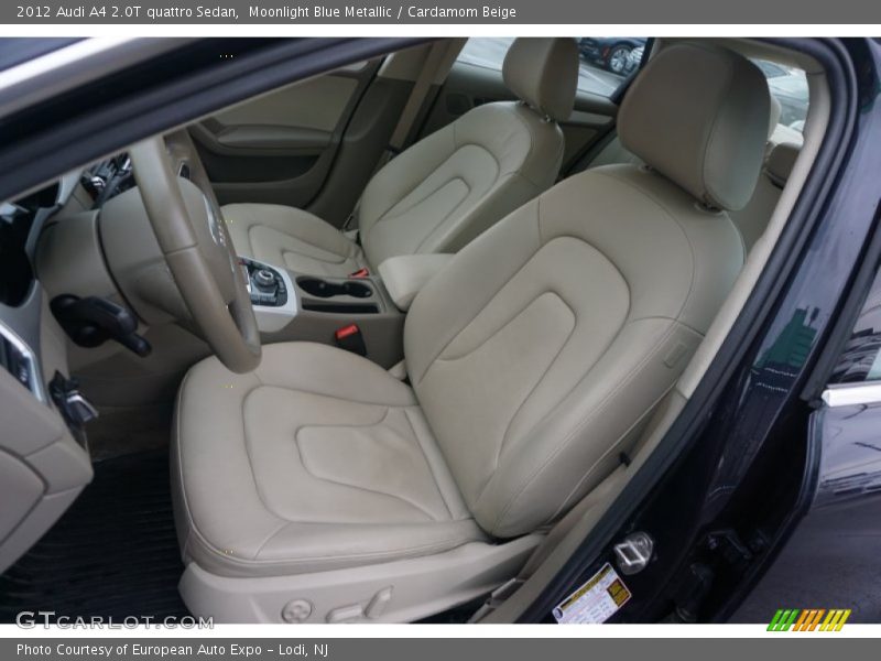 Front Seat of 2012 A4 2.0T quattro Sedan