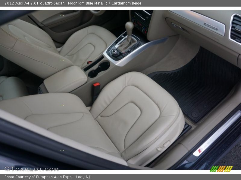 Moonlight Blue Metallic / Cardamom Beige 2012 Audi A4 2.0T quattro Sedan