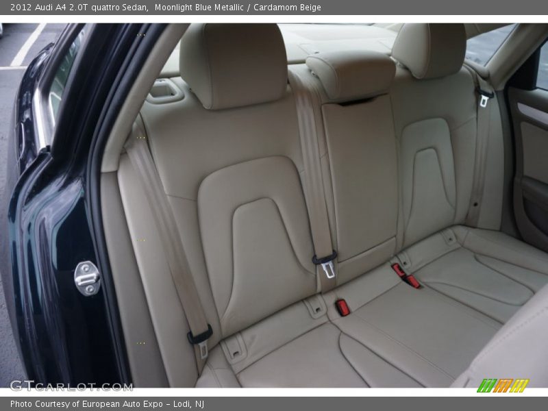 Rear Seat of 2012 A4 2.0T quattro Sedan