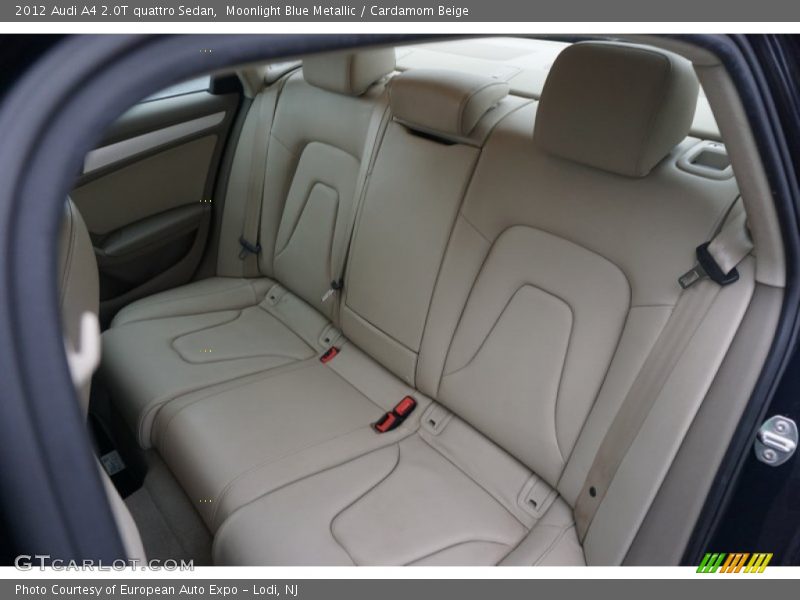 Rear Seat of 2012 A4 2.0T quattro Sedan