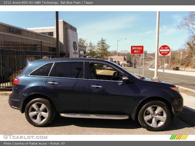 Bali Blue Pearl / Taupe 2012 Acura MDX SH-AWD Technology