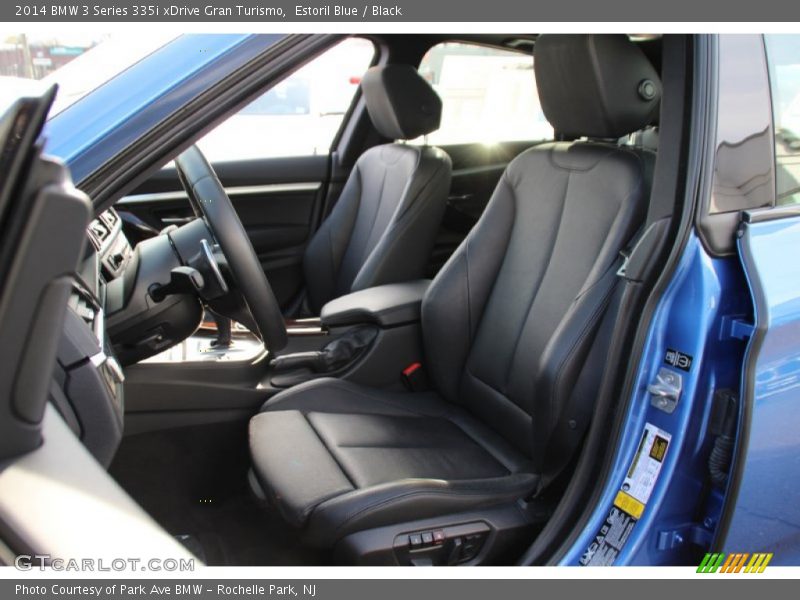 Estoril Blue / Black 2014 BMW 3 Series 335i xDrive Gran Turismo