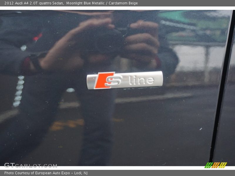 Moonlight Blue Metallic / Cardamom Beige 2012 Audi A4 2.0T quattro Sedan