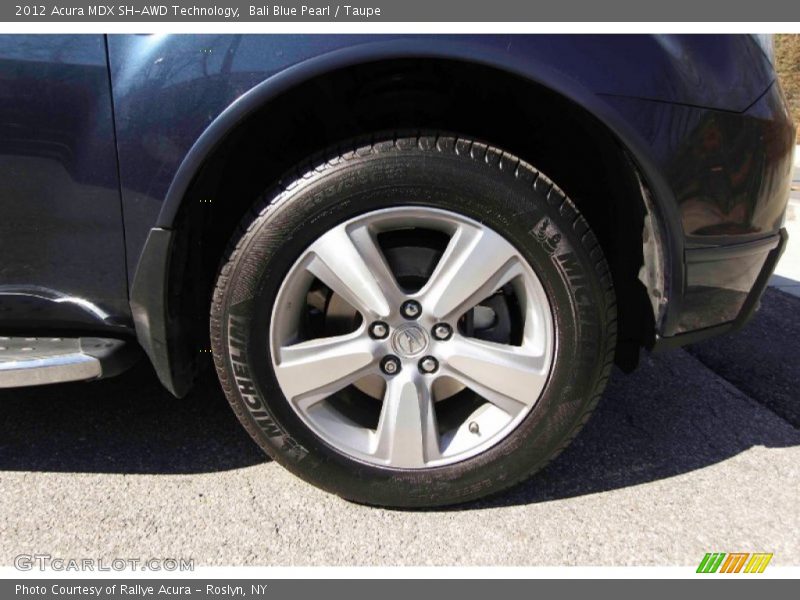Bali Blue Pearl / Taupe 2012 Acura MDX SH-AWD Technology
