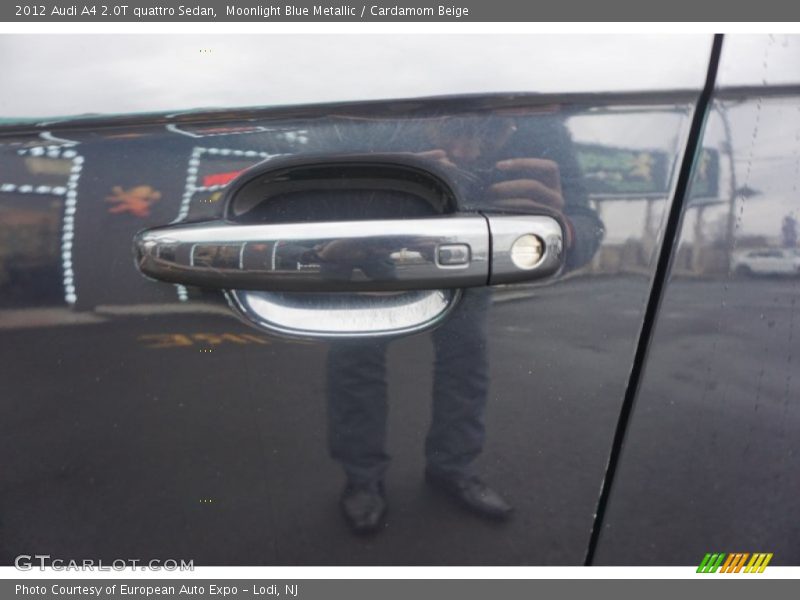 Moonlight Blue Metallic / Cardamom Beige 2012 Audi A4 2.0T quattro Sedan