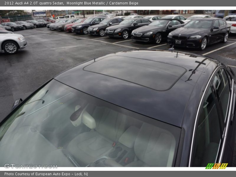 Moonlight Blue Metallic / Cardamom Beige 2012 Audi A4 2.0T quattro Sedan
