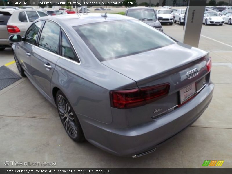 Tornado Grey Metallic / Black 2016 Audi A6 3.0 TFSI Premium Plus quattro