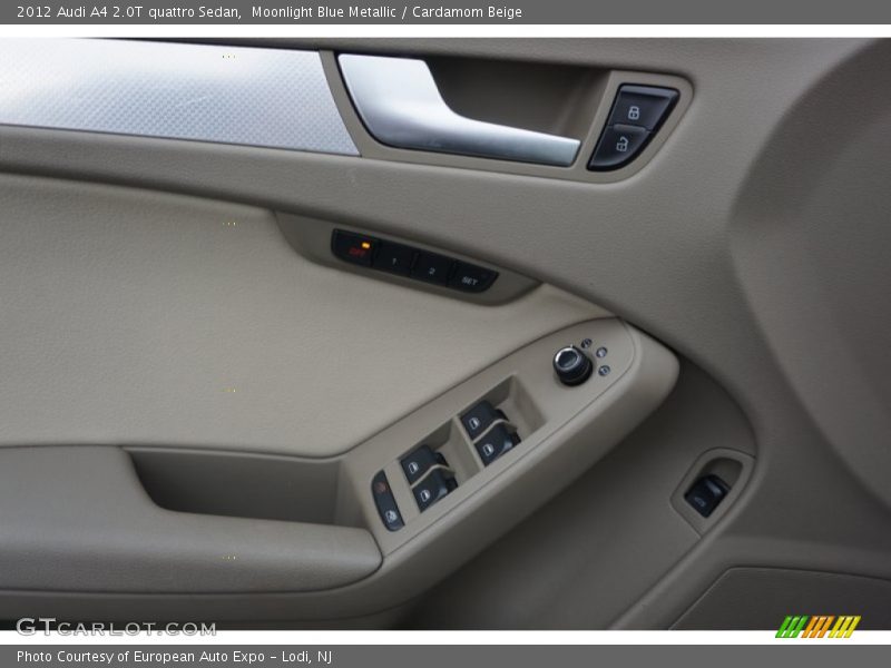 Moonlight Blue Metallic / Cardamom Beige 2012 Audi A4 2.0T quattro Sedan