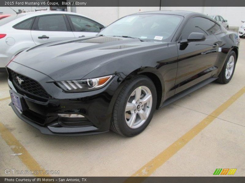 Black / Ebony 2015 Ford Mustang V6 Coupe