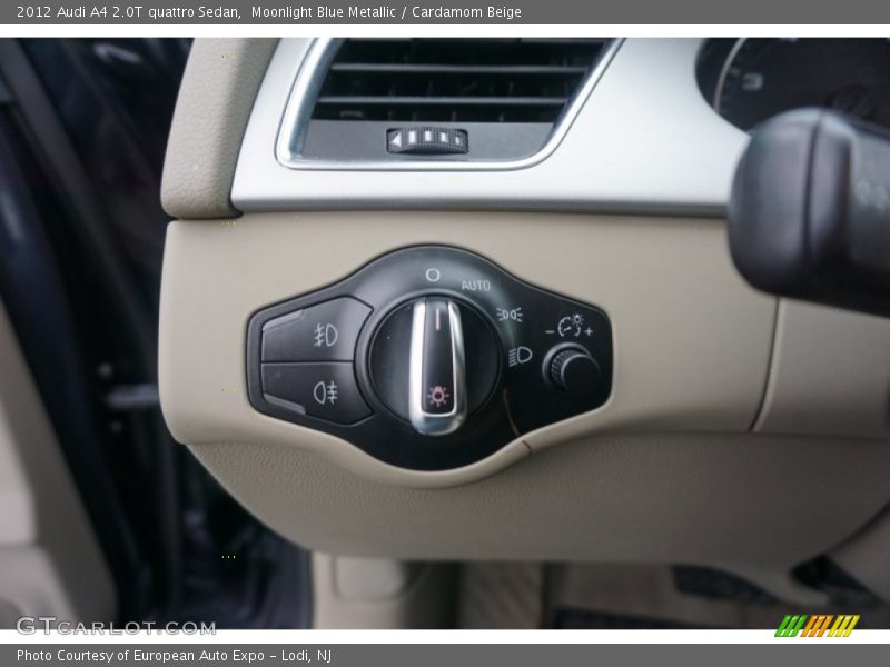 Moonlight Blue Metallic / Cardamom Beige 2012 Audi A4 2.0T quattro Sedan