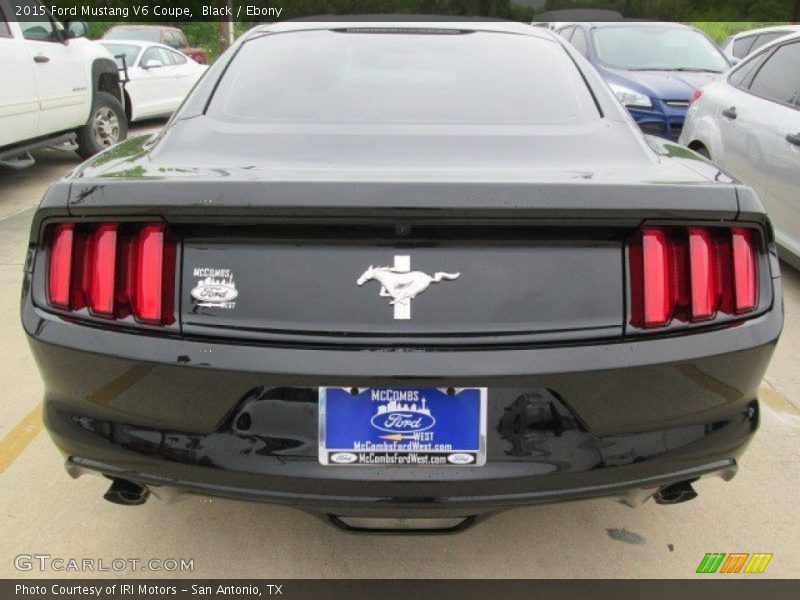 Black / Ebony 2015 Ford Mustang V6 Coupe
