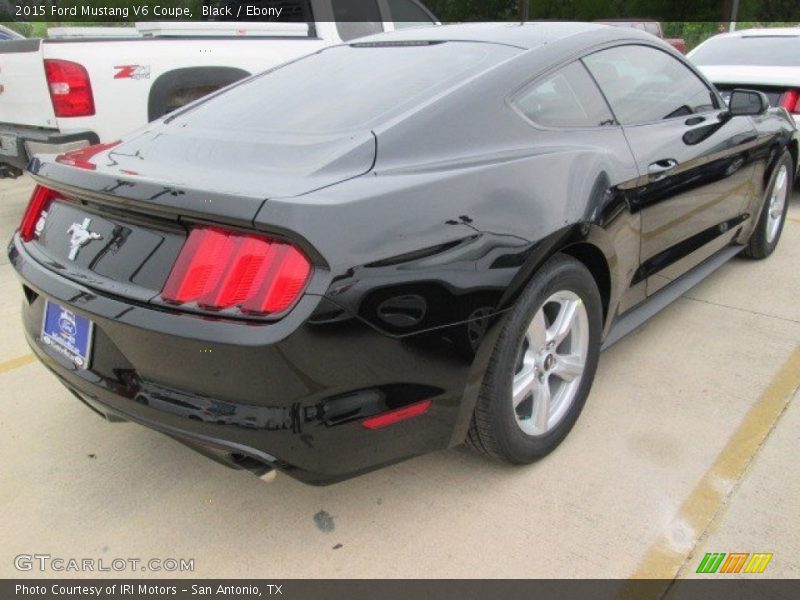 Black / Ebony 2015 Ford Mustang V6 Coupe