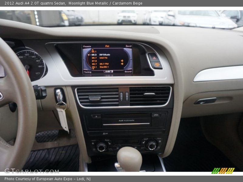 Moonlight Blue Metallic / Cardamom Beige 2012 Audi A4 2.0T quattro Sedan