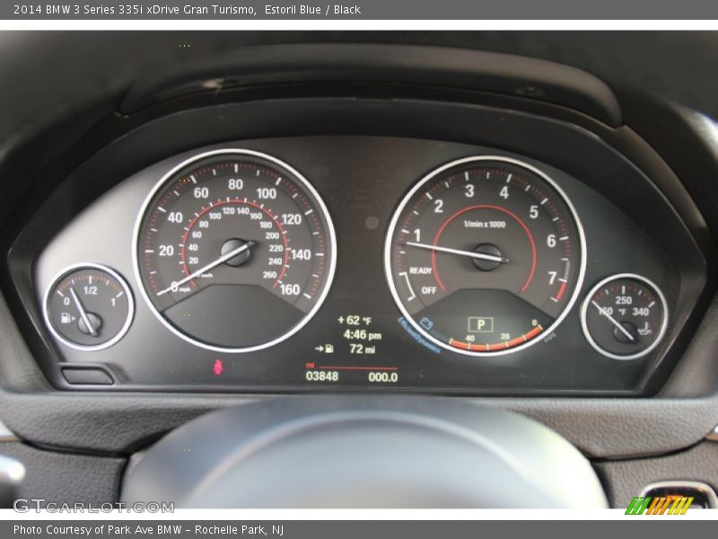  2014 3 Series 335i xDrive Gran Turismo 335i xDrive Gran Turismo Gauges