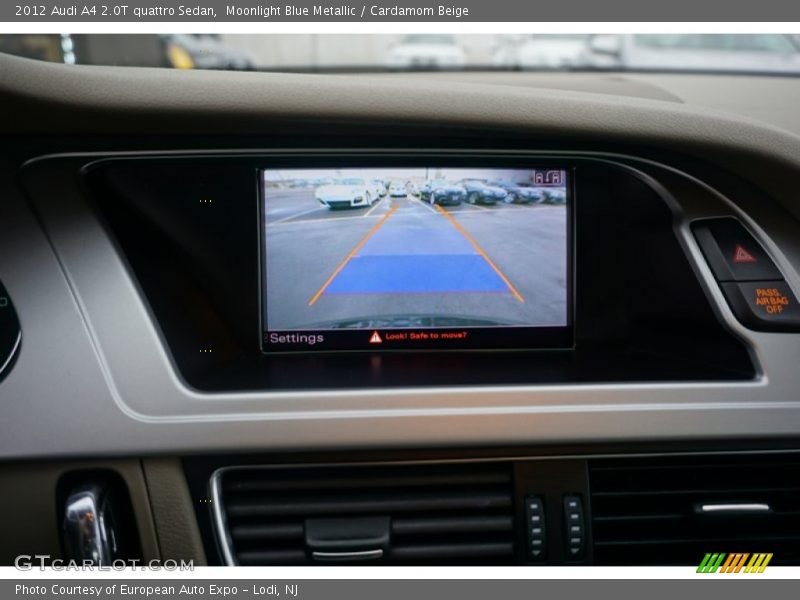 Moonlight Blue Metallic / Cardamom Beige 2012 Audi A4 2.0T quattro Sedan
