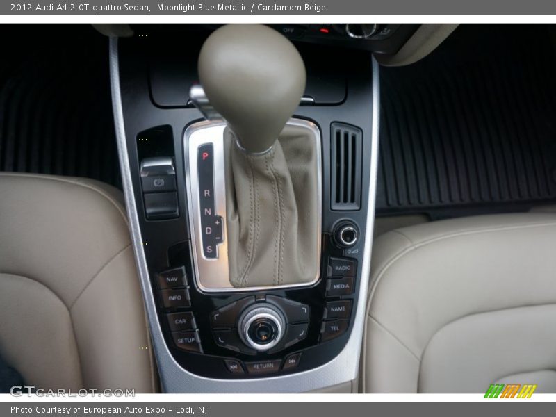 Moonlight Blue Metallic / Cardamom Beige 2012 Audi A4 2.0T quattro Sedan
