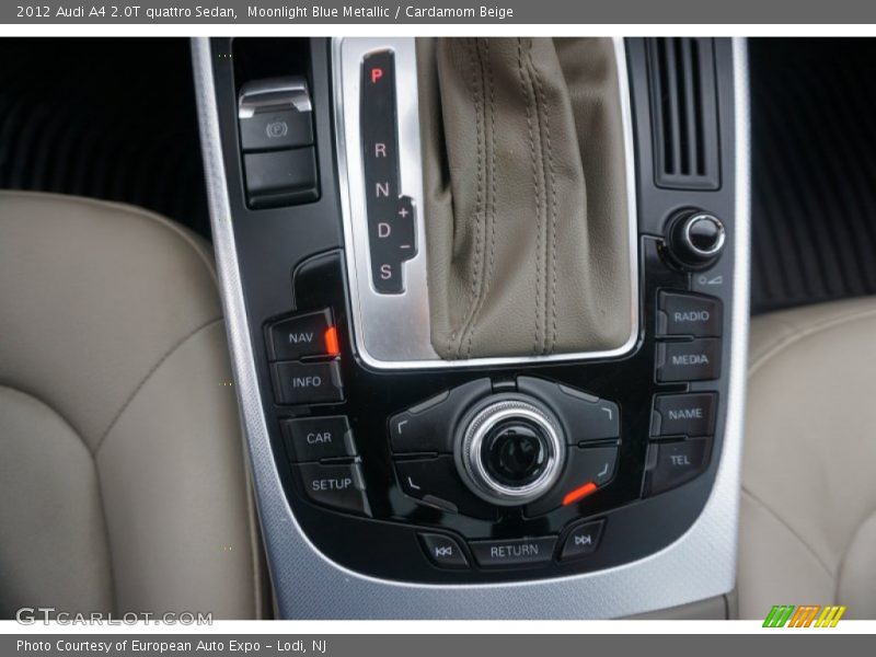 Moonlight Blue Metallic / Cardamom Beige 2012 Audi A4 2.0T quattro Sedan