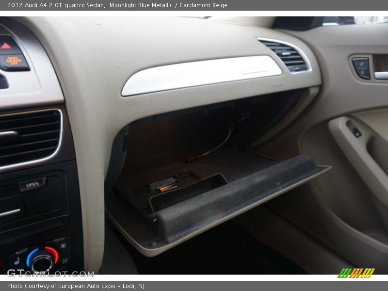Moonlight Blue Metallic / Cardamom Beige 2012 Audi A4 2.0T quattro Sedan