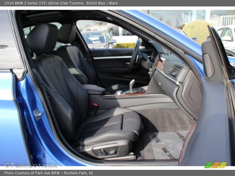 Estoril Blue / Black 2014 BMW 3 Series 335i xDrive Gran Turismo