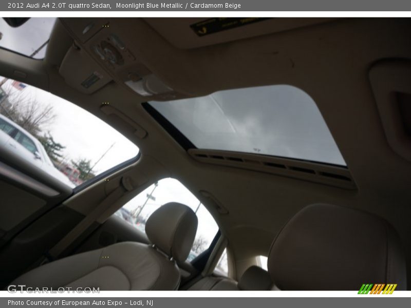 Moonlight Blue Metallic / Cardamom Beige 2012 Audi A4 2.0T quattro Sedan