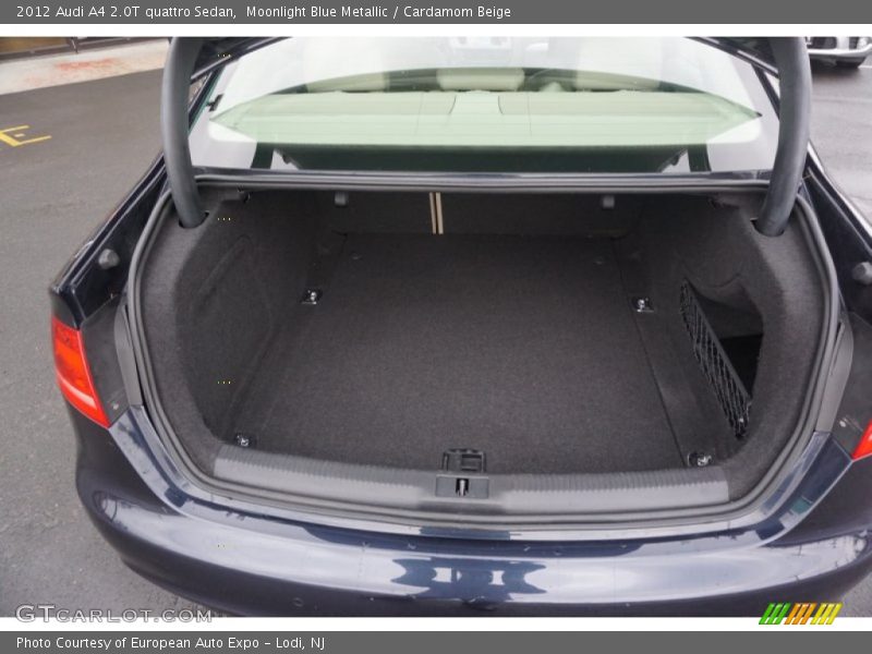 Moonlight Blue Metallic / Cardamom Beige 2012 Audi A4 2.0T quattro Sedan