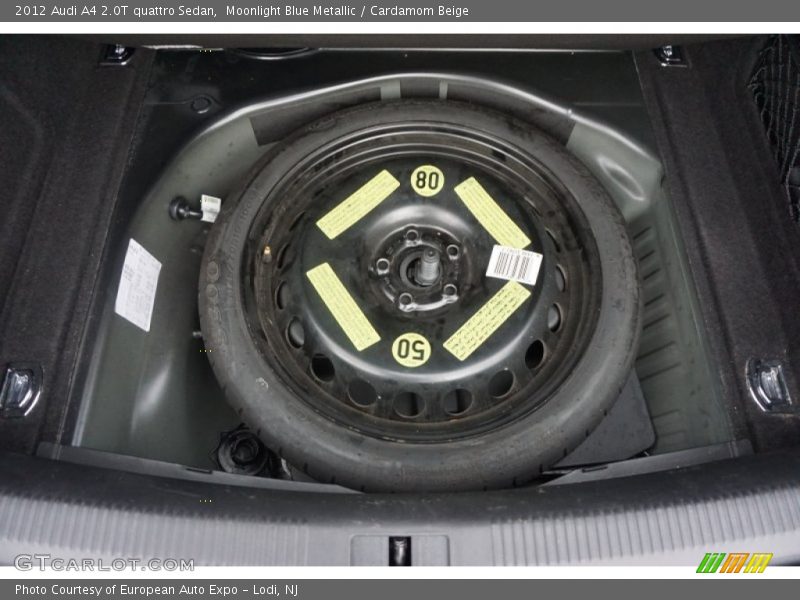 Moonlight Blue Metallic / Cardamom Beige 2012 Audi A4 2.0T quattro Sedan