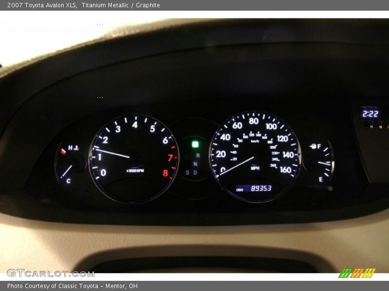  2007 Avalon XLS XLS Gauges