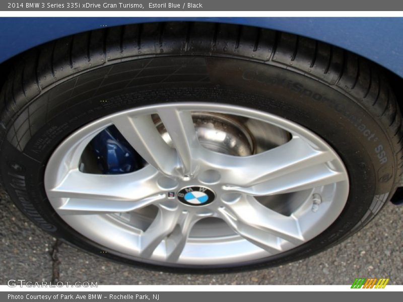 Estoril Blue / Black 2014 BMW 3 Series 335i xDrive Gran Turismo