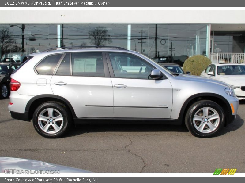 Titanium Silver Metallic / Oyster 2012 BMW X5 xDrive35d