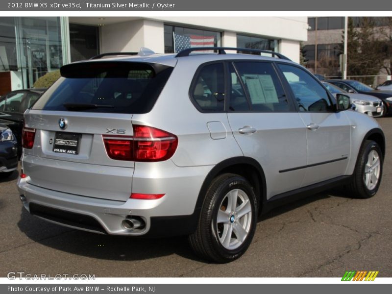 Titanium Silver Metallic / Oyster 2012 BMW X5 xDrive35d