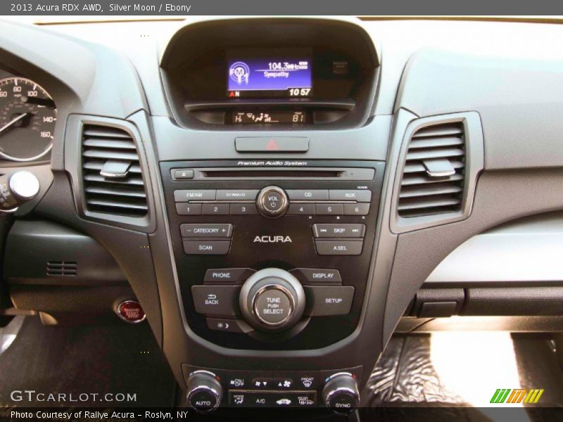 Silver Moon / Ebony 2013 Acura RDX AWD