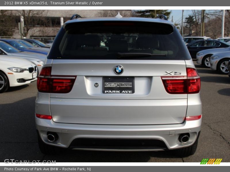 Titanium Silver Metallic / Oyster 2012 BMW X5 xDrive35d