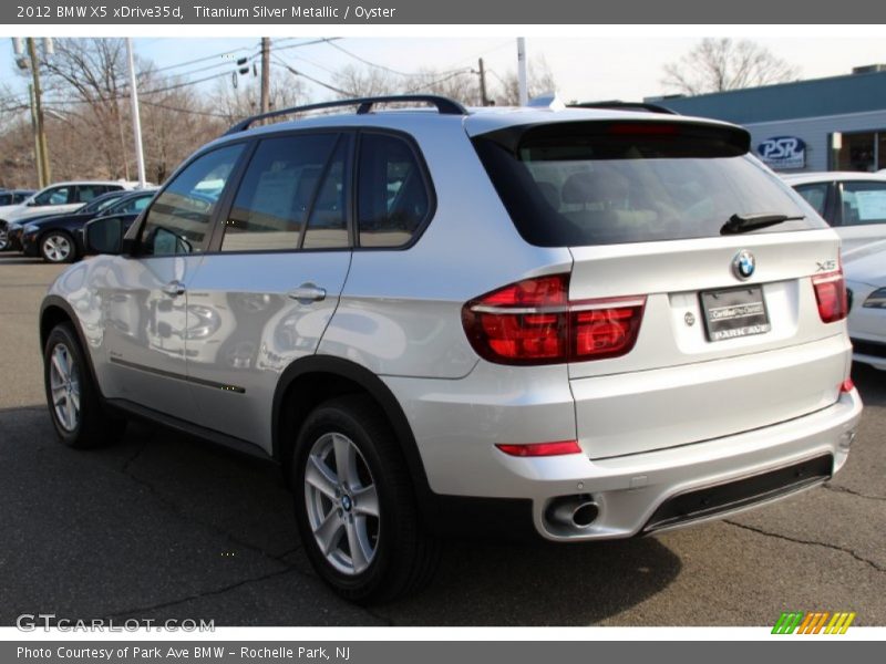 Titanium Silver Metallic / Oyster 2012 BMW X5 xDrive35d